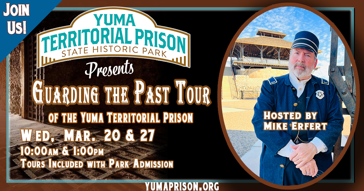 Guarding the Past Tour hosted by Mike Erfert, Wed, Mar 20th and 27th 10am and 1pm